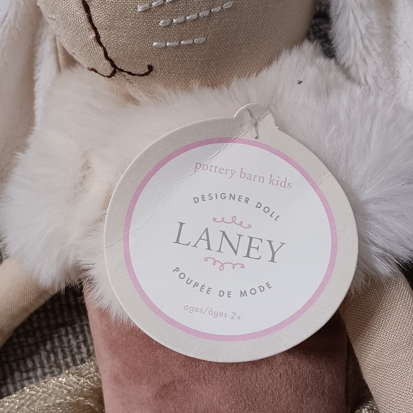 [NWT] Pottery Barn Kids Snow Bunny Rabbit Designer Doll Laney 27" - Picture 4 of 4